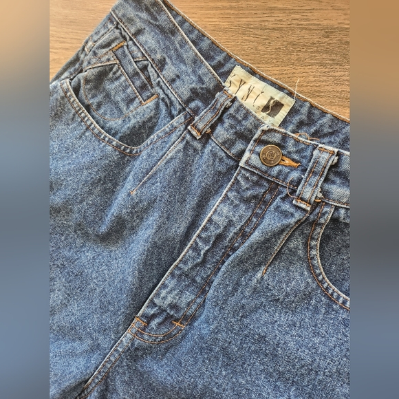 Vintage Syncs By UNIONBAY Denim Pleated front Mom Jeans High Waist - Picture 12 of 14